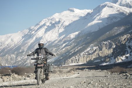 motorbike tour to Manang