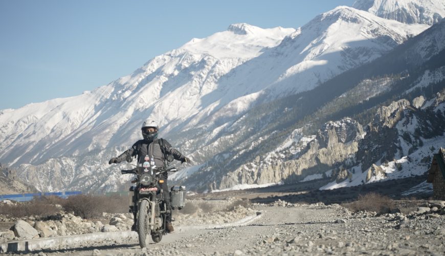 motorbike tour to Manang