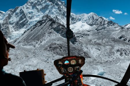 Everest base camp helicopter tour | price for 2024 by Adventure Series Nepal
