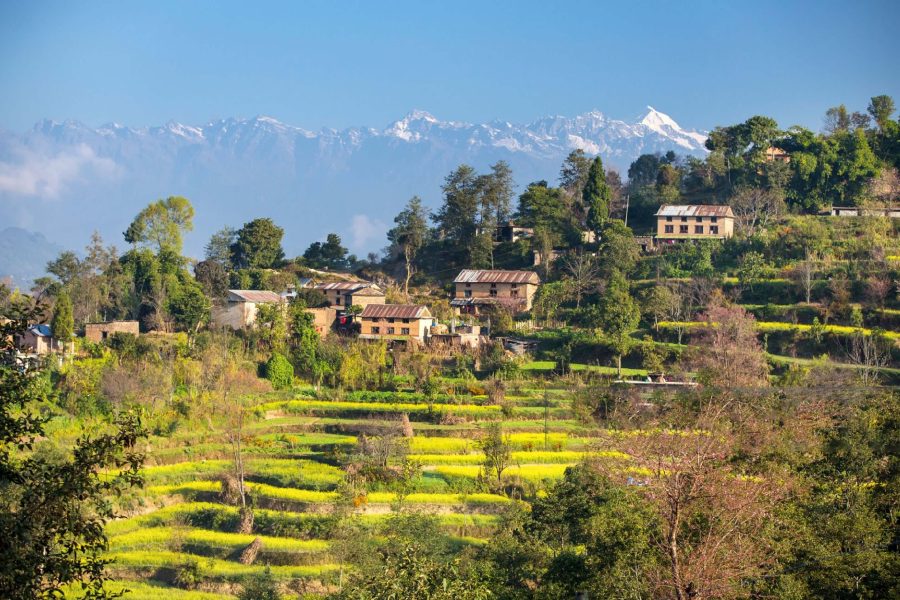 trekking in nepal reflecting beautiful landscapes of nepal
